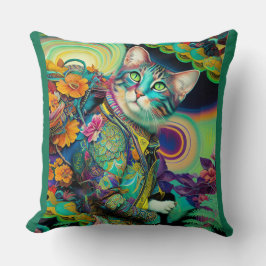 Wie heeft de controle over de coole kat kussen