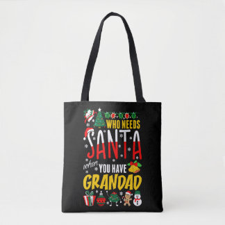 Wie heeft de Kerstman nodig als je een klein shirt Tote Bag