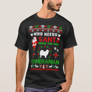 Wie heeft de Kerstman nodig als je een pommerse ho T-shirt