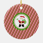 Wie heeft de Kerstman nodig... Grootpop kerstversi Keramisch Ornament (Achterkant)