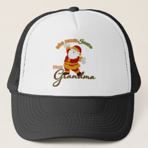 Wie heeft de Kerstman nodig? Ik heb oma Trucker Pet