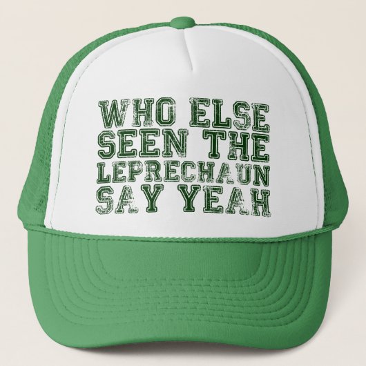 Wie heeft de Leprechaun nog gezien, zeg ja Pet (Voorkant)