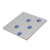 Wie heeft de pootafdrukken achtergelaten?? tegeltje (Zijkant)