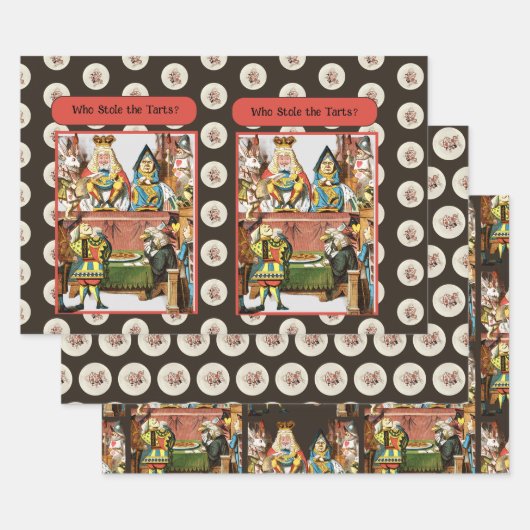 Wie heeft de Tarts gestolen? Koningin Inpakpapier Vel (Set)