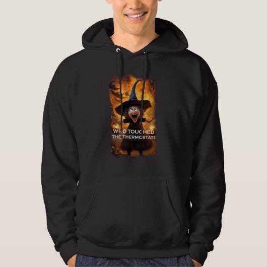 Wie heeft de thermostaat aangeraakt? hoodie (Voorkant)