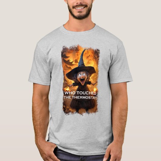 Wie heeft de thermostaat aangeraakt? t-shirt (Voorkant)