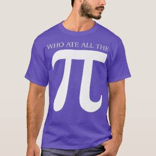 Wie heeft de volledige Pi Funny Number Symbol Wisk T-shirt