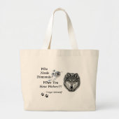 Wie heeft diamanten Collectie nodig Grote Tote Bag (Voorkant)