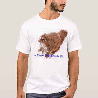 Wie heeft die sneeuwbal gestolen? t-shirt