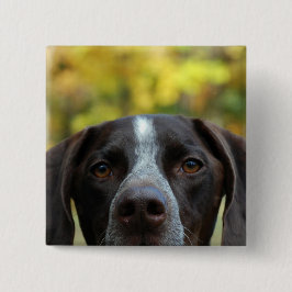 Wie heeft Dog? Vierkante Button 5,1 Cm