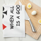 Wie heeft een partner nodig wanneer alles wat u no theedoek (Quarter Fold)