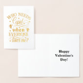 Wie heeft er behoefte aan Cupid als iedereen van m Folie Kaarten (Display)