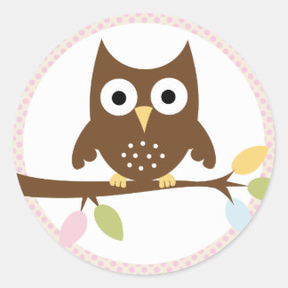 {Wie heeft er een baby?} Ronde Sticker