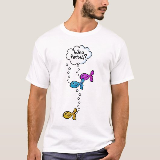 Wie heeft er gevlucht? t-shirt (Voorkant)