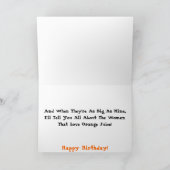 Wie heeft er nu meer ballen - grappige verjaardags kaart (Binnen)