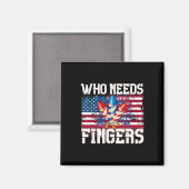 Wie heeft er vuurwerk nodig? magneet (Voorkant / Achterkant)