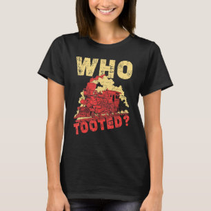 Wie heeft Funny Fart Train Driver Railway Railroa T-shirt