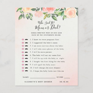 Wie heeft het gezegd   BABY SHOWER