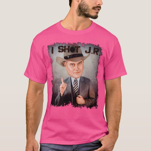 Wie heeft J.R. neergeschoten? T-shirt (Voorkant)