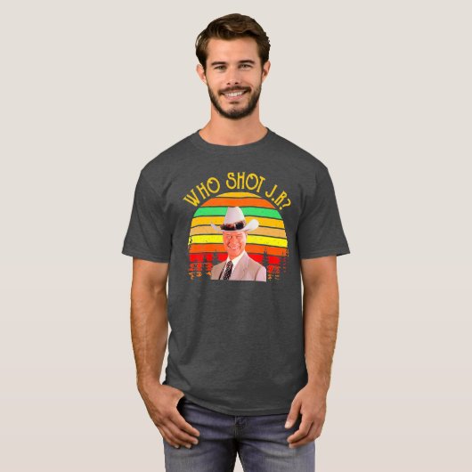 Wie heeft J R schild neergeschoten T-shirt (Voorkant volledig)