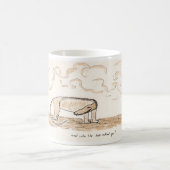 "wie heeft je gevraagd?" koffiemok (Center)