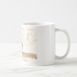 "wie heeft je gevraagd?" koffiemok