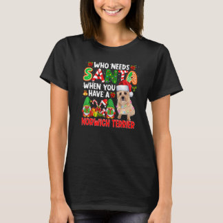 Wie heeft Kerstman nodig als je een Norwich Terrie T-shirt