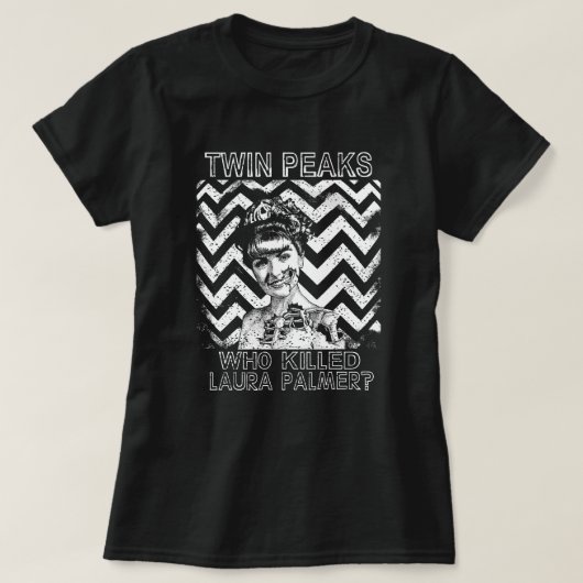 Wie heeft Laura Palmer vermoord? T-shirt (Design voorkant)