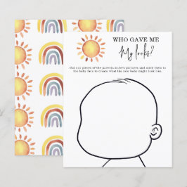 Wie heeft me mijn uiterlijk gegeven? baby shower s