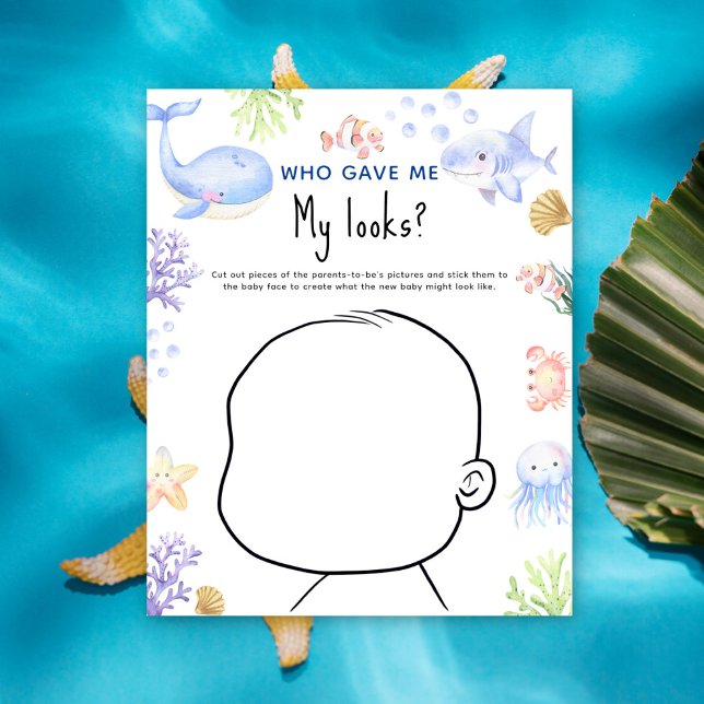 Wie heeft me mijn uiterlijk gegeven? Ocean baby sh (Creator heeft geüpload)