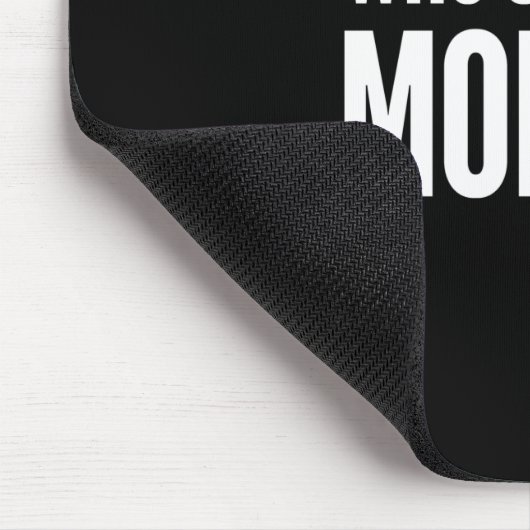 Wie heeft mijn geld? Zwarte Muismat (Hoek)