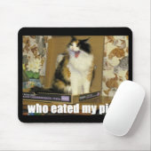 Wie heeft mijn pizza geten? Screeningkat Muismat (Met muis)