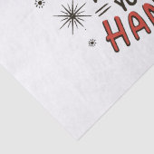 Wie heeft mistletoe nodig als je zo knap bent tissuepapier (Detail)