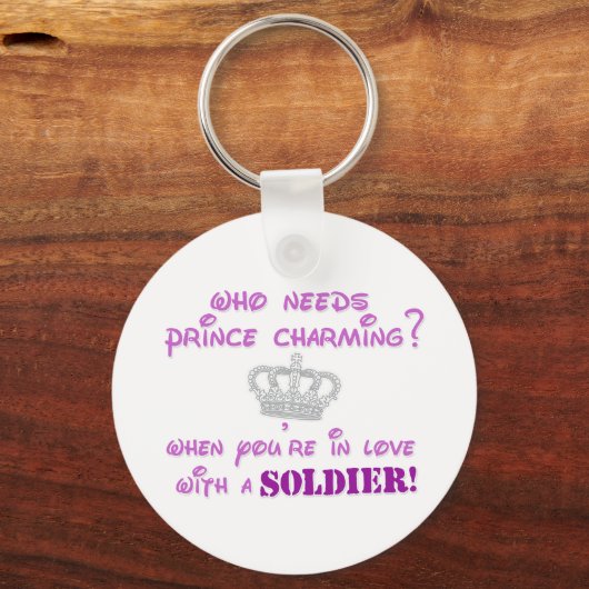 Wie heeft Prins Charming nodig? Sleutelhanger (Voorkant)