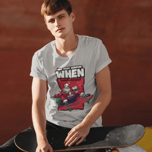 Wie heeft rendieren nodig als je wielen hebt? t-shirt