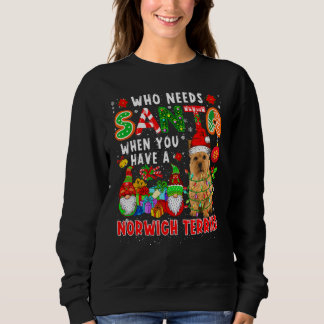 Wie heeft Santa nodig als je een Norwich Terrier S Trui