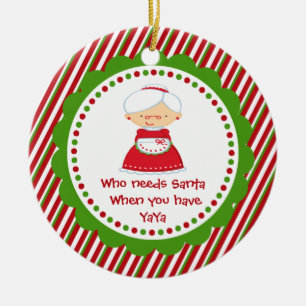 Wie heeft Sinterklaas nodig... YaYa Kerst Ornament