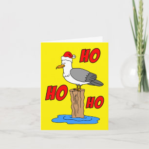 Wie heeft Snow Seagull nodig Vrolijk kerstfeest Feestdagen Kaart