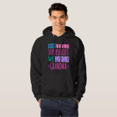 Wie heeft superhelden nodig die we oma hebben hoodie (Voorkant volledig)