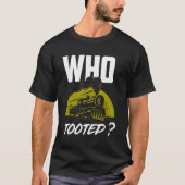 Wie heeft Trein Railroad geplunderd T-shirt (Voorkant)