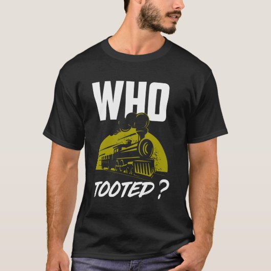 Wie heeft Trein Railroad geplunderd T-shirt (Voorkant)