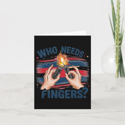 Wie heeft vingers 4 juli 2 kaart (Voorkant)