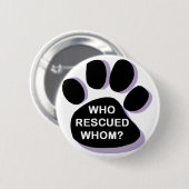 wie heeft wie gered ? knoop ronde button 5,7 cm (Voorkant /achterkant)