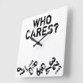 Wie het afnemen van de muur van Aantallen eist Vierkante Klok (Hoek)