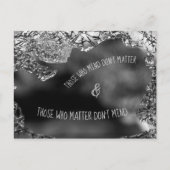 Wie het erg vindt briefkaart (Voorkant)