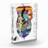 Wie?HetNet! Kleur Illustratie Acryl Blok (Links)