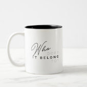 Wie hoort het? Mok 2 (Links)