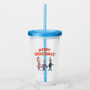 Wie Houden Elkaars Hand Merry Grinchmas Acryl Drinkbeker