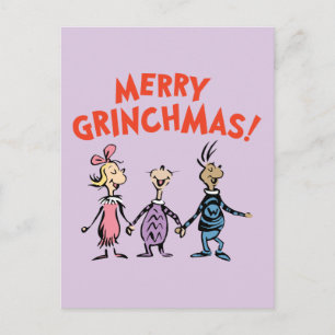 Wie Houden Elkaars Hand Merry Grinchmas Briefkaart