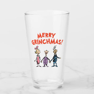 Wie Houden Elkaars Hand Merry Grinchmas Glas